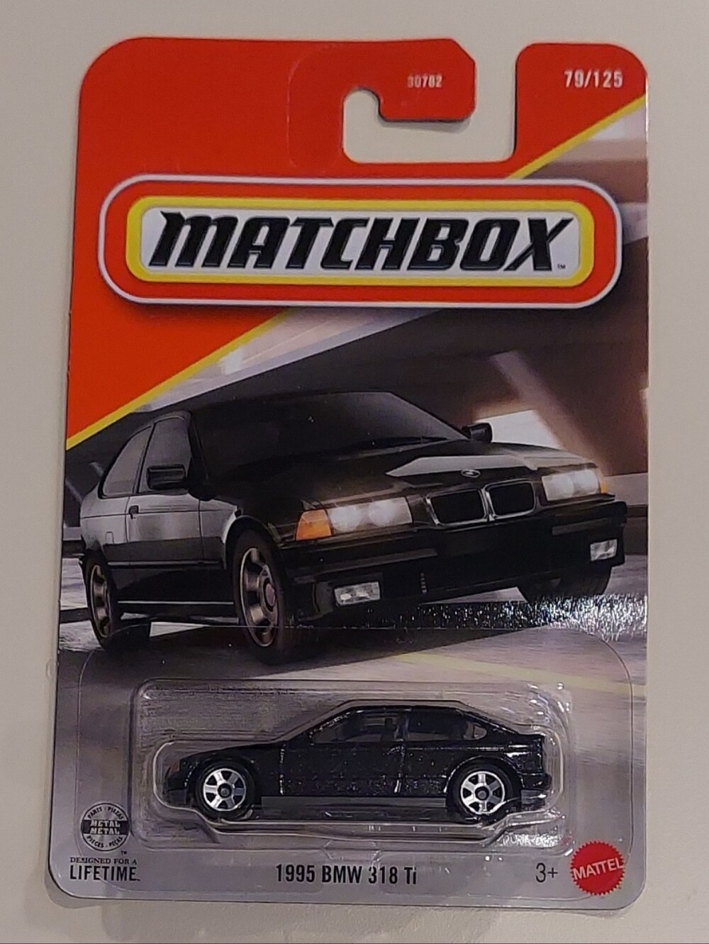 Matchbox Black 1995 BMW 318 Ti - New!